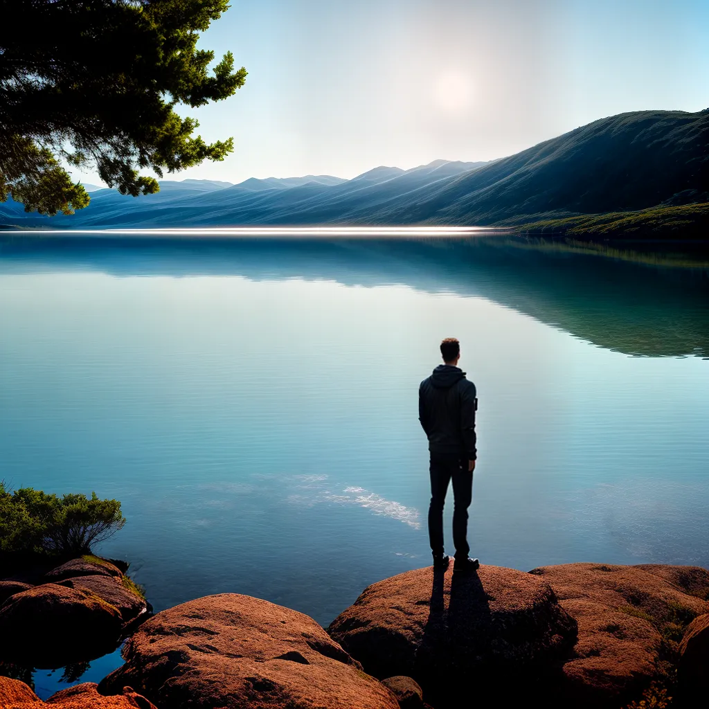 do blog: Desvendando o Significado de Sonhar com Água 3 Fotos reflexo sereno lago mente