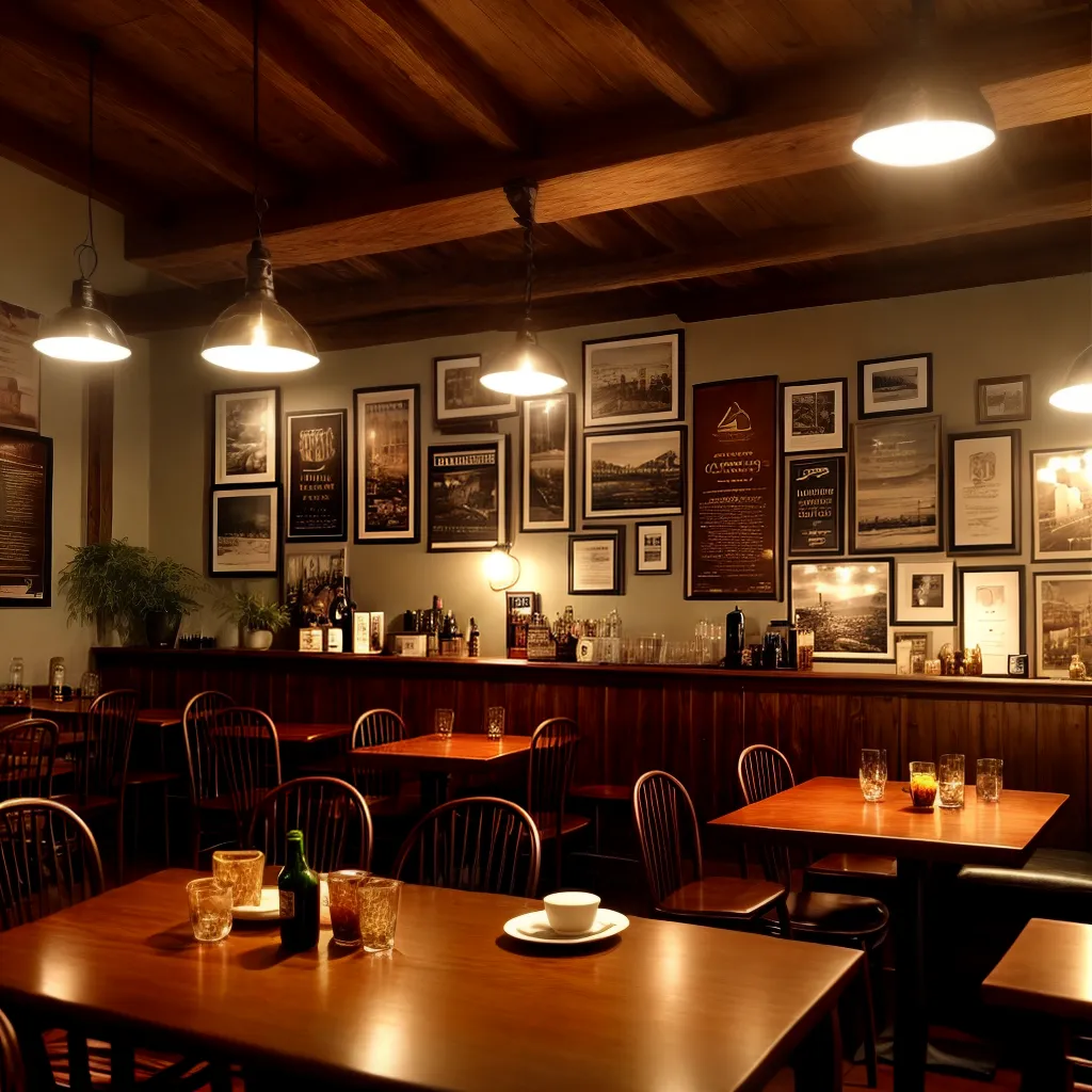 Reviver e Redescontar: Descubra o significado dos sonhos com restaurantes locais. 2 Fotos restaurante madeira posters amigos vinho