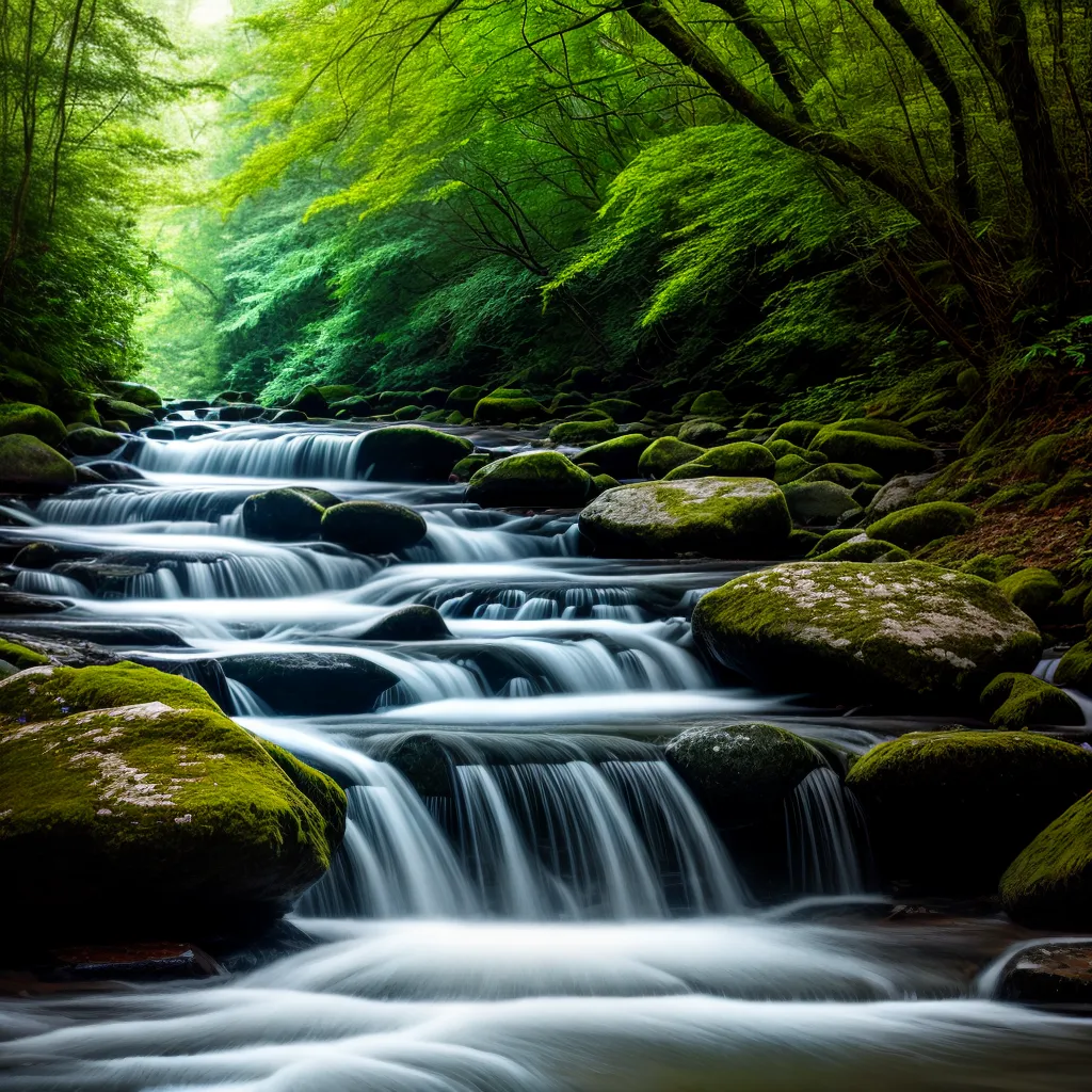 ificado de Sonhar com Água Limpa e Transparente 3 Fotos riacho floresta verde luz pura