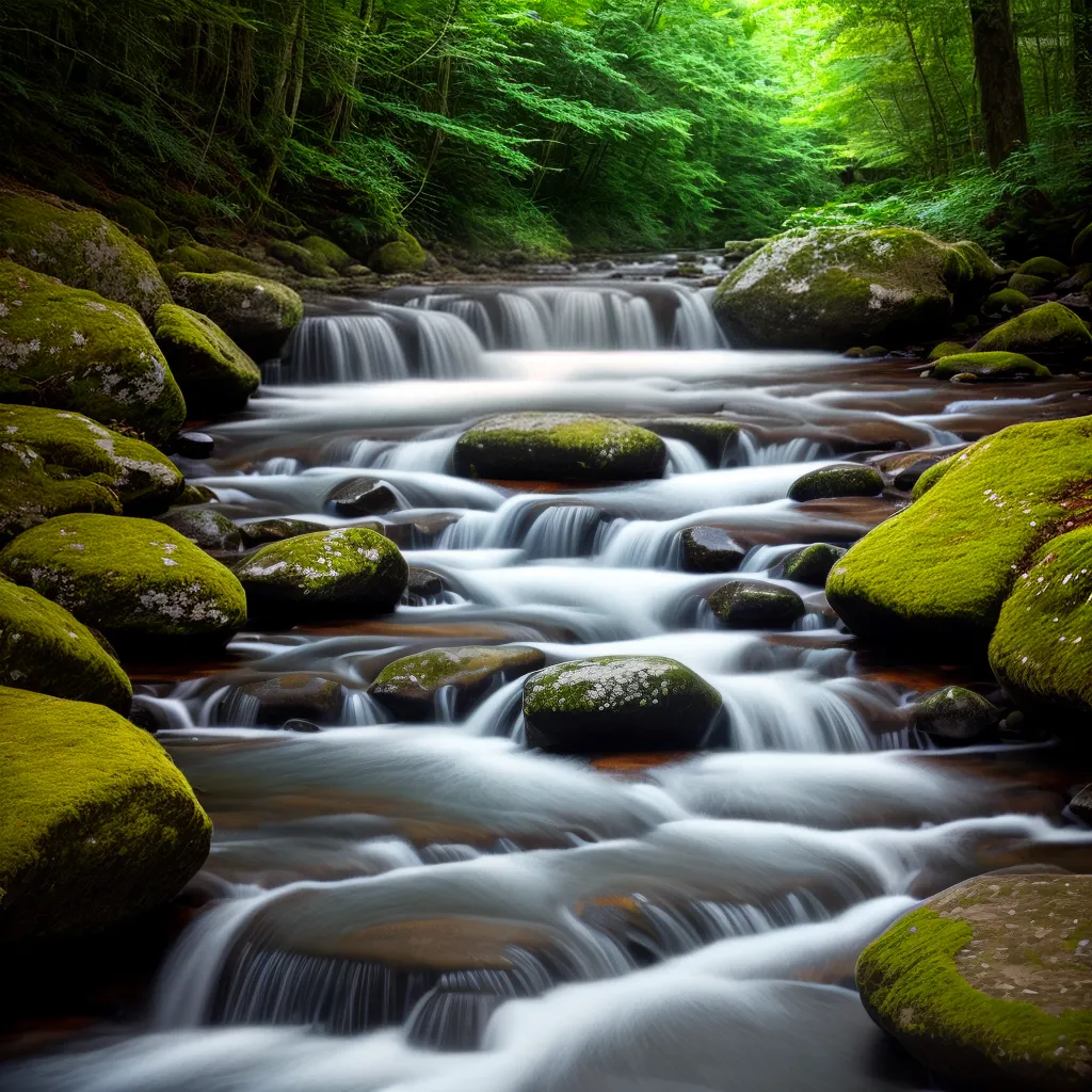 Sonhar com Riacho: qual o significado? 5 Fotos riacho natureza verde serenidade