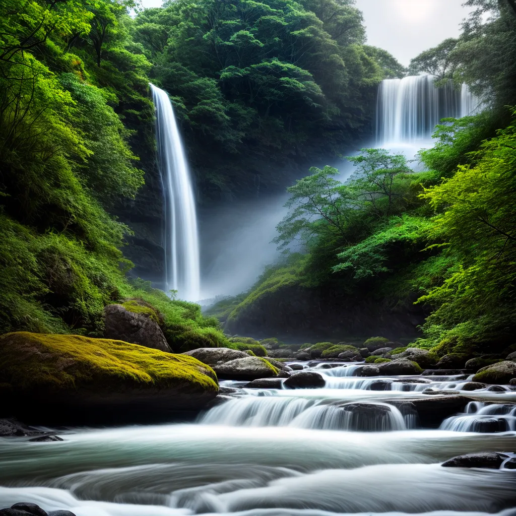 Hidrografia dos sonhos: O que significa sonhar com água? 2 Fotos rio cachoeira misty serenidade renovacao