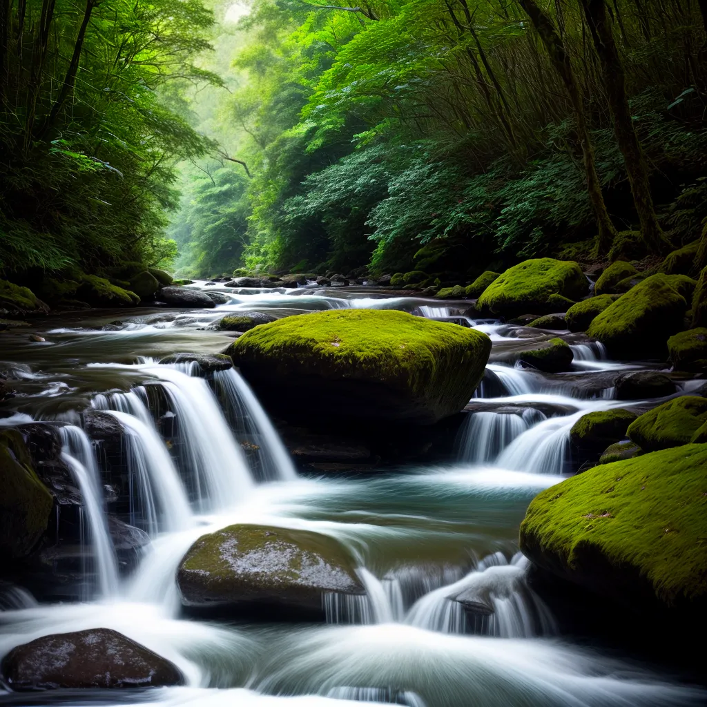 rio dos sonhos em meio à natureza: o significado de trilhas e cachoeiras 4 Fotos rio floresta cachoeira trilha