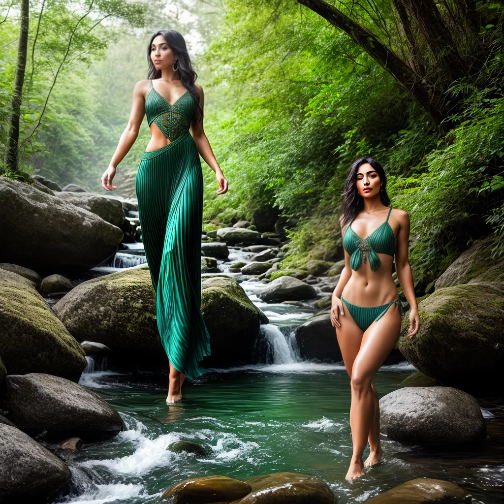Fotos rio floresta peixes serenidade