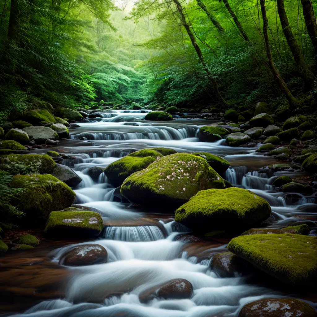 Fotos rio floresta serenidade luz agua 2