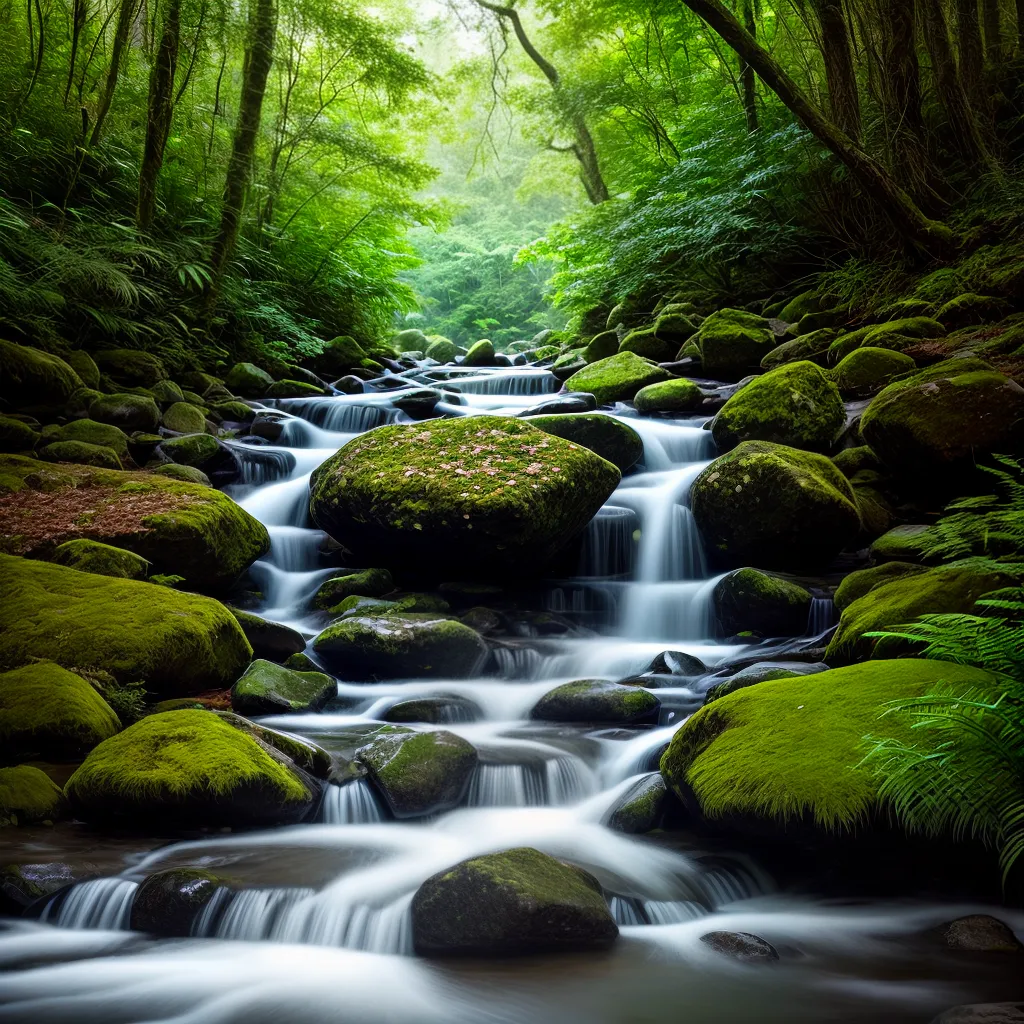Fotos rio floresta serenidade positividade