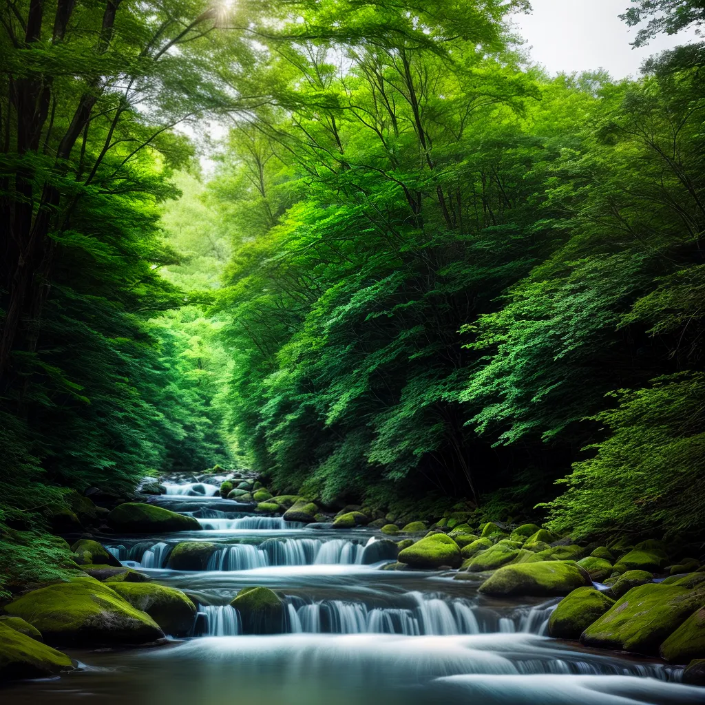 Fotos rio floresta serenidade tranquilidade
