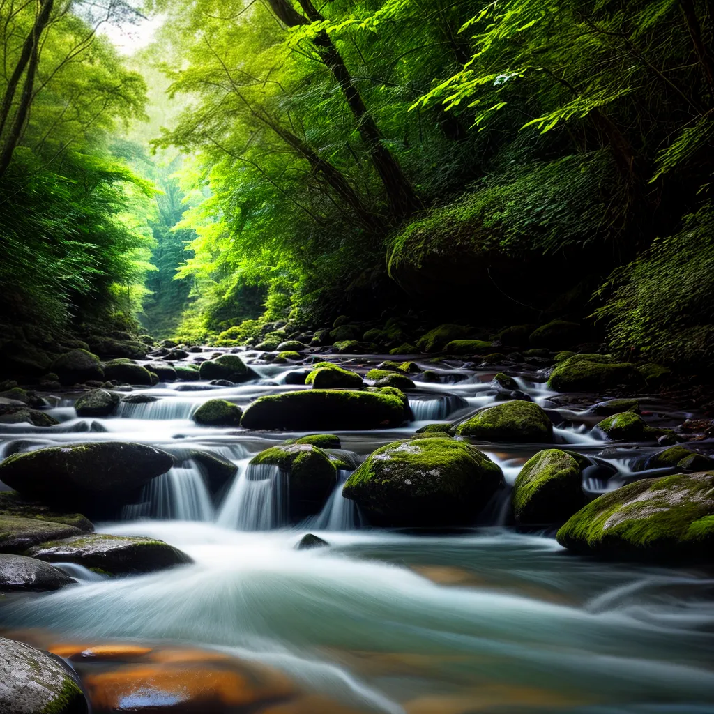Desvendando o Significado dos Sonhos com Água - Tema: Interpretação de sonhos comuns 4 Fotos rio floresta verde pessoa sonhos