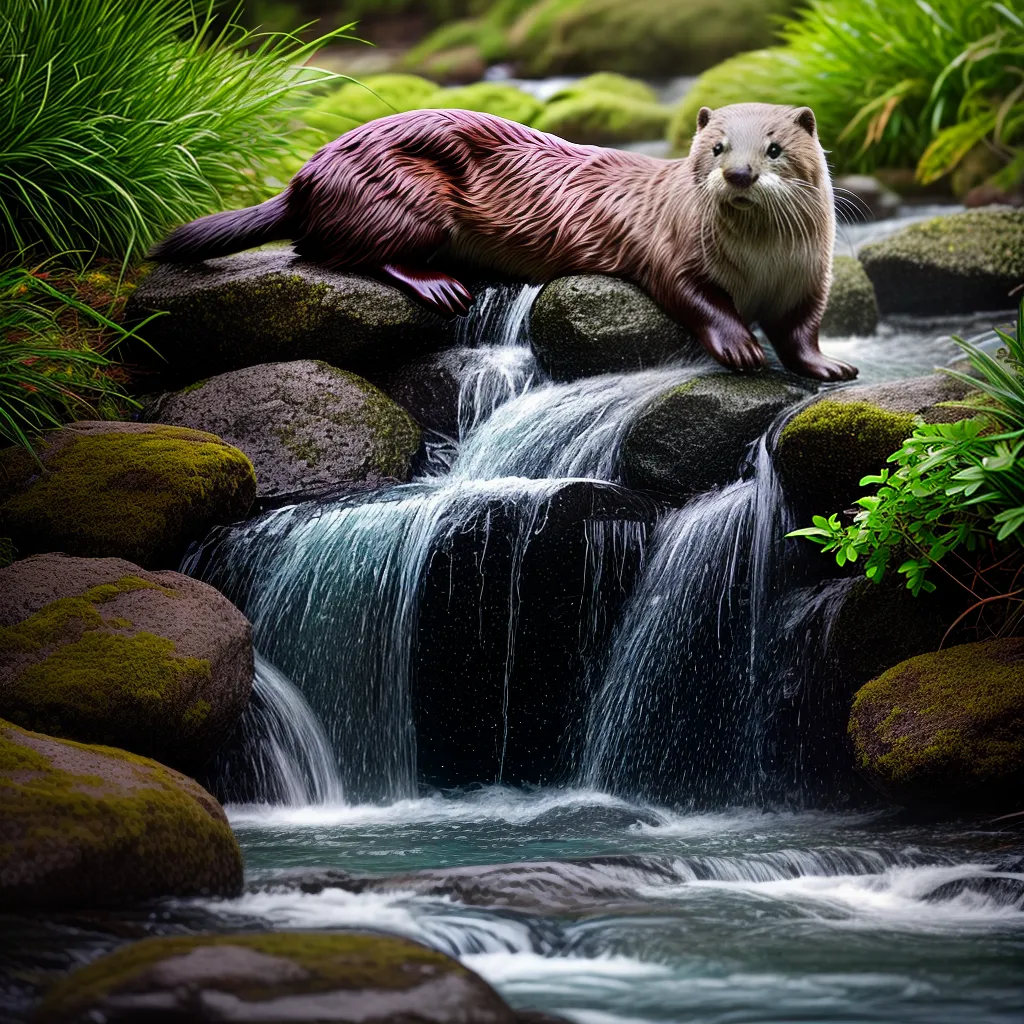 Pedra Violeta e Lontra: Qual o Significado de Sonhar com estes Animais? 6 Fotos rio otter cristal espiritualidade