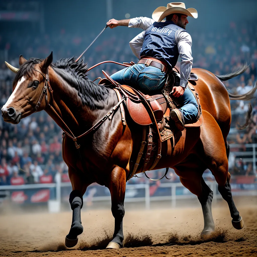 Fotos rodeo sonhos cowboy touro multidao
