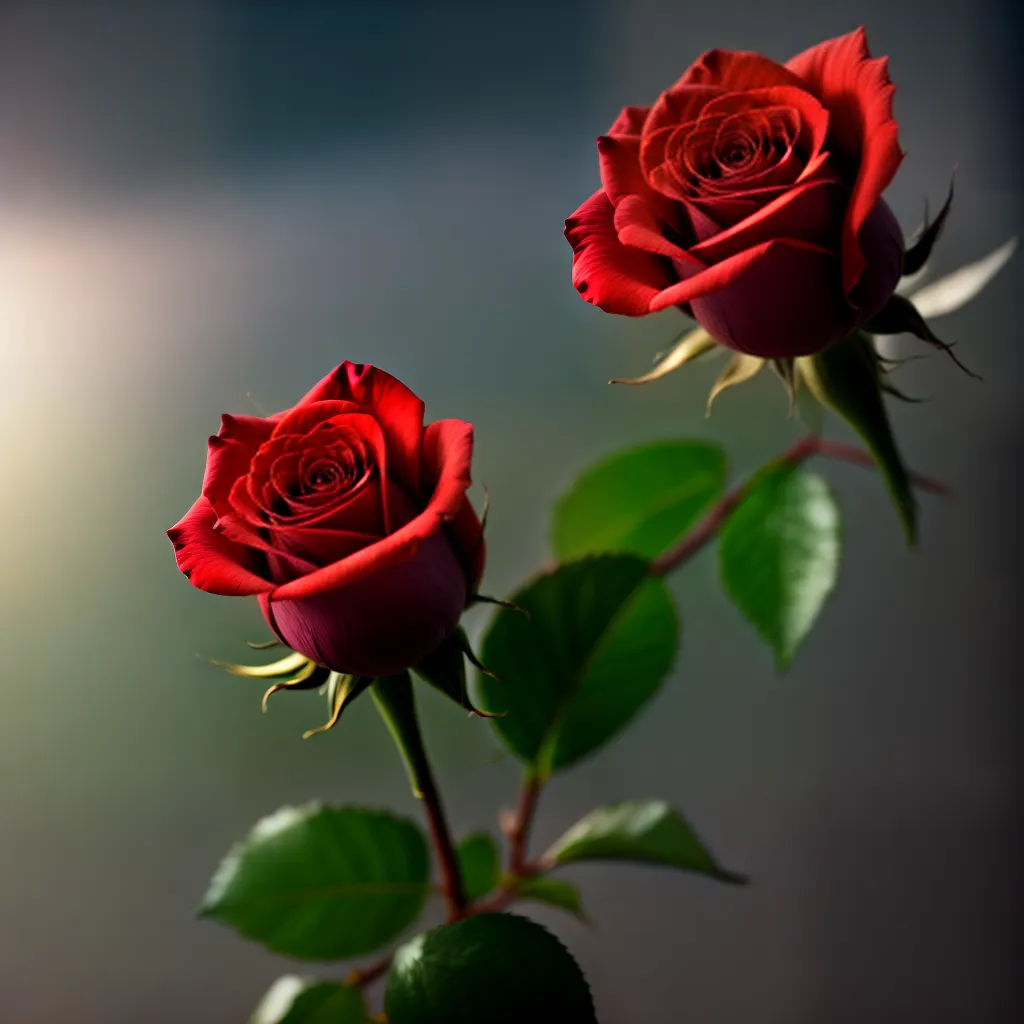 Fotos rosa vermelha noite