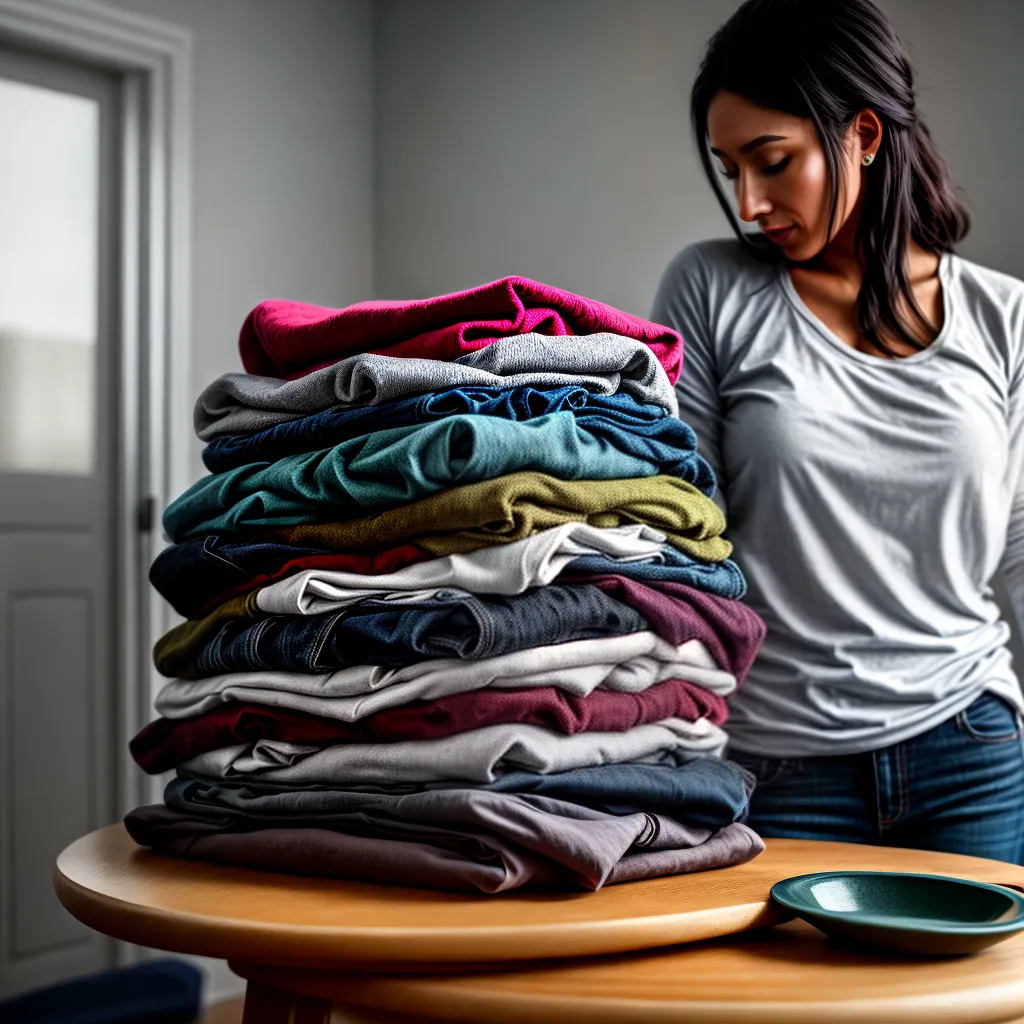 Lavanderia: O que Significa Sonhar com Roupas Sujas? 3 Fotos roupa suja acumulada pessoa estressada