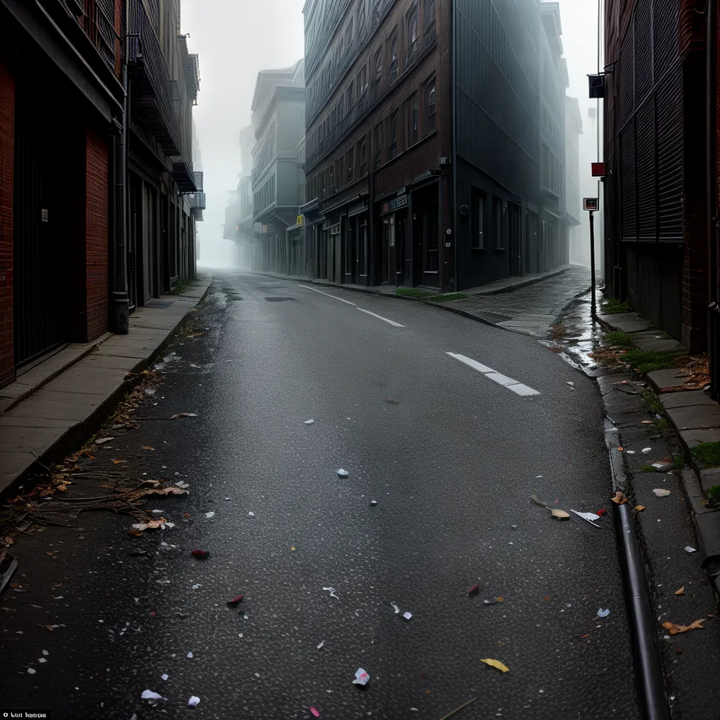 Fotos rua abandonada sombra lixo perigo