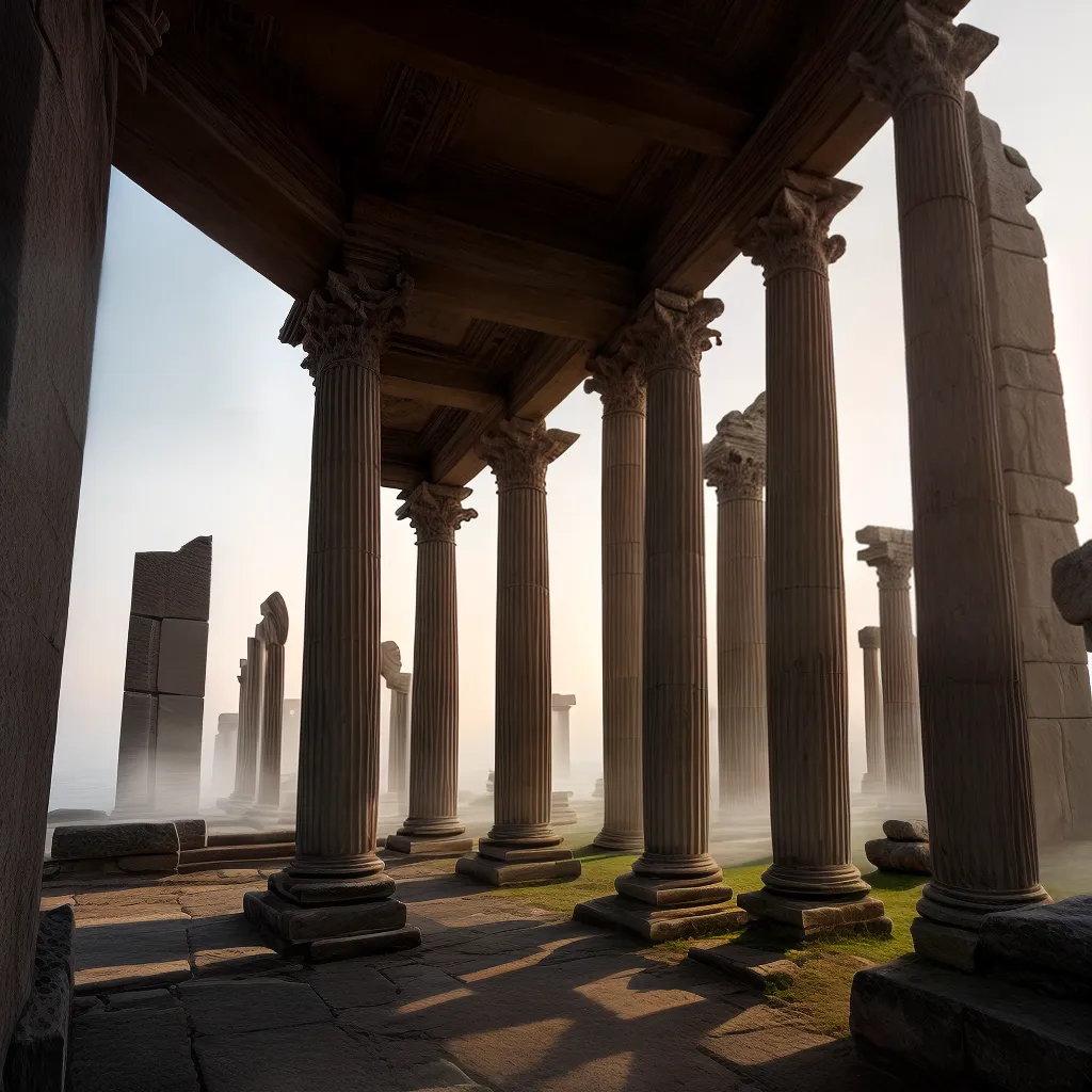 História e Cultura: Conheça as Raízes da Humanidade 4 Fotos ruinas antigas por do sol