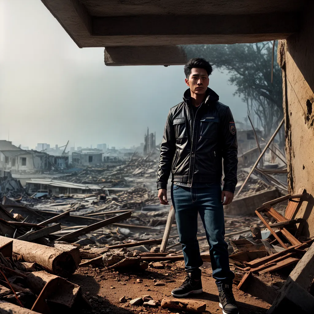 Fotos ruinas perda confusao pessoa