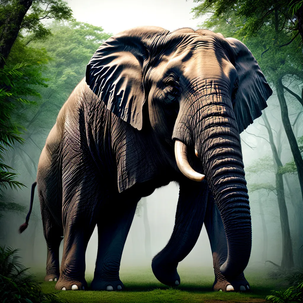 Fotos sabedoria elefante jungla protecao