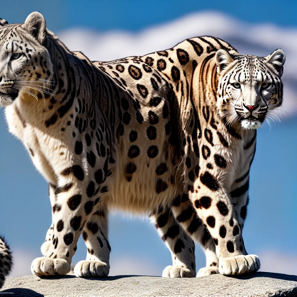 Fotos sabedoria leopardo chiclete montanha