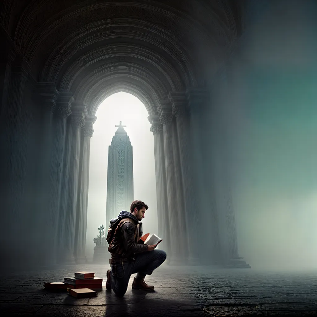 Qual o Significado de Sonhar com Escrita Sagrada? 6 Fotos sabedoria luz livro altar
