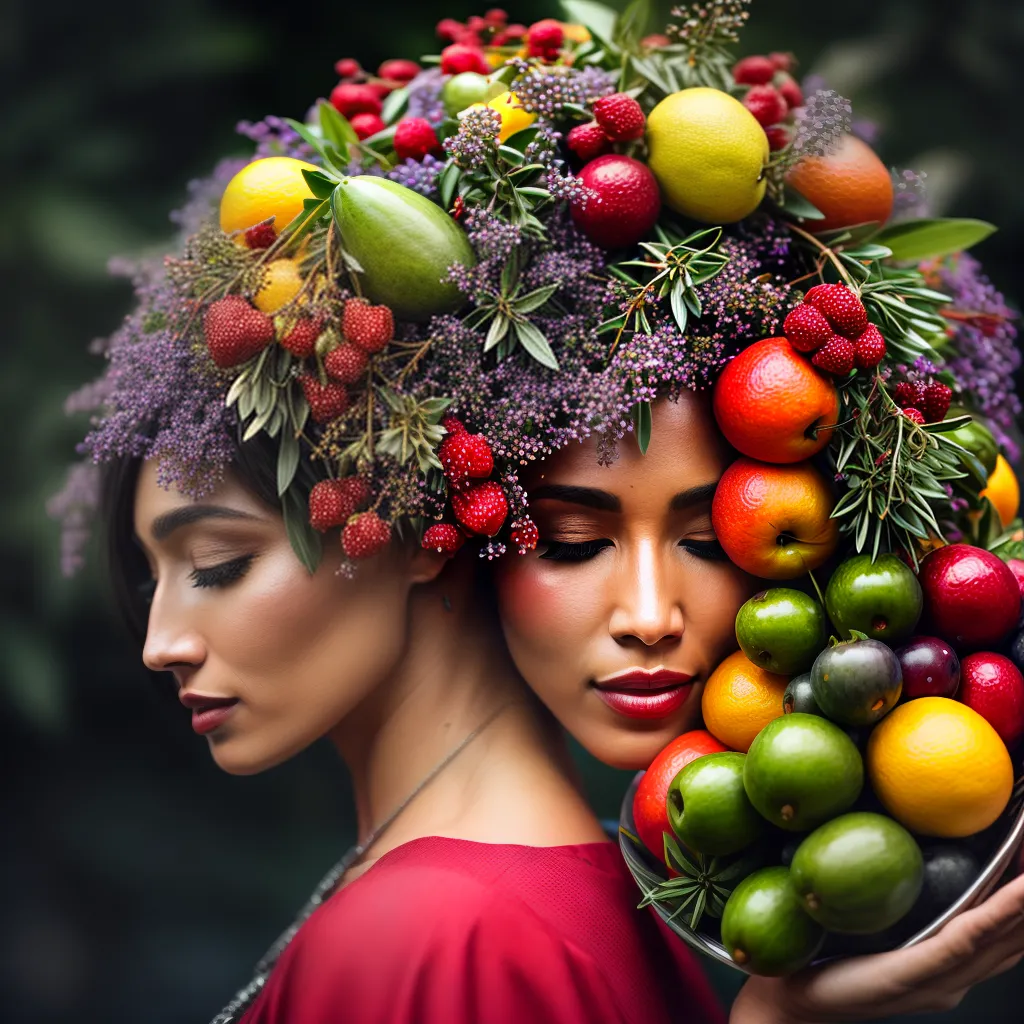 Fotos sabores sonhos frutas herbas