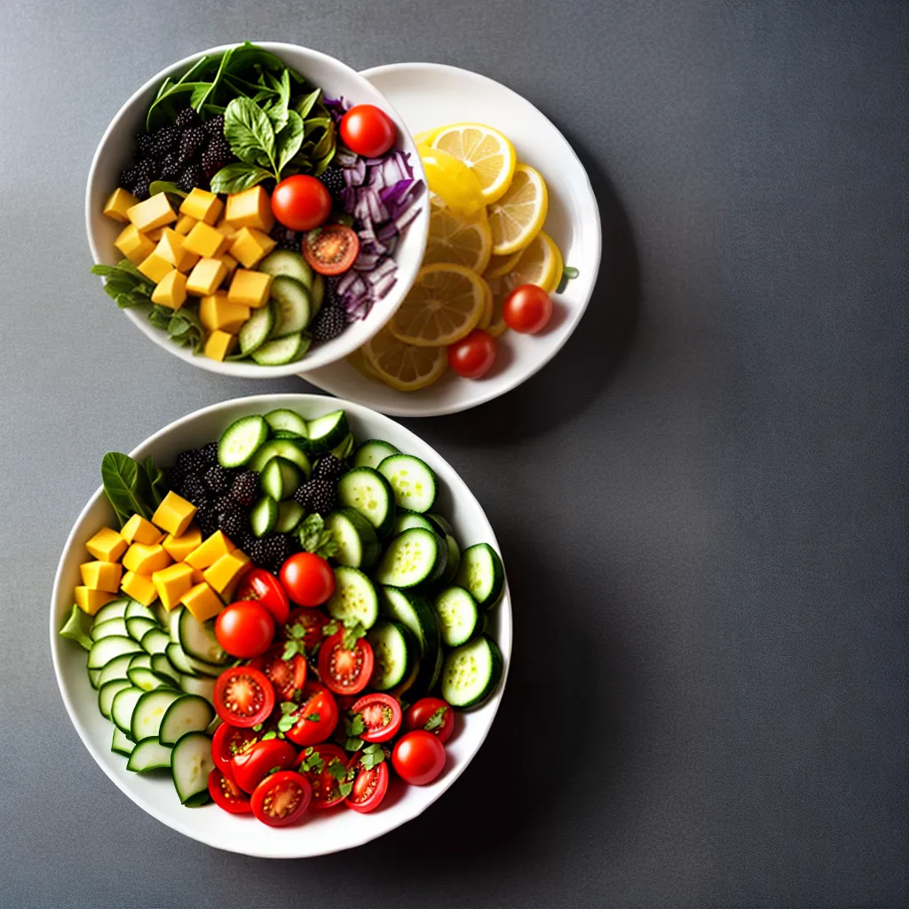 Descubra o que Significa Sonhar com Alimentação Saudável e Nutrição. 5 Fotos salada colorida fresca saudavel