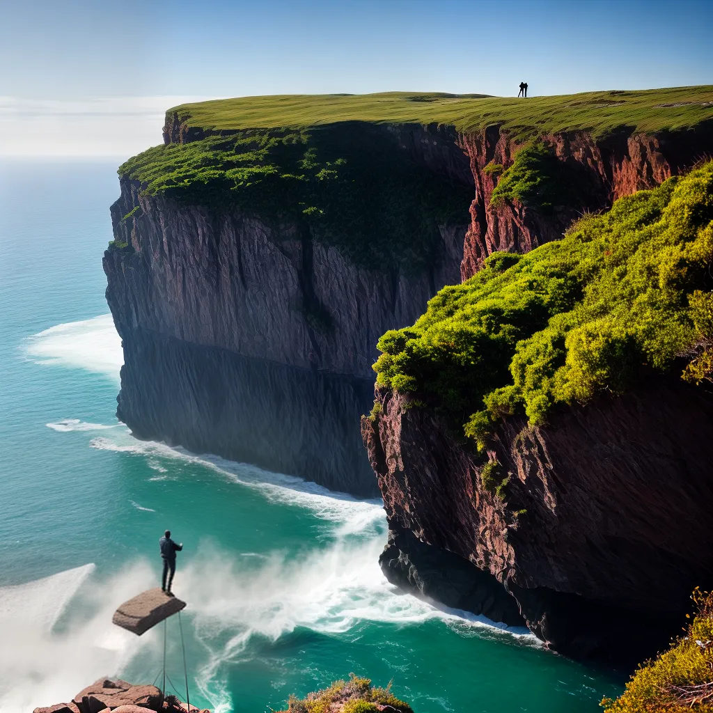Fotos salto coragem paisagem vista