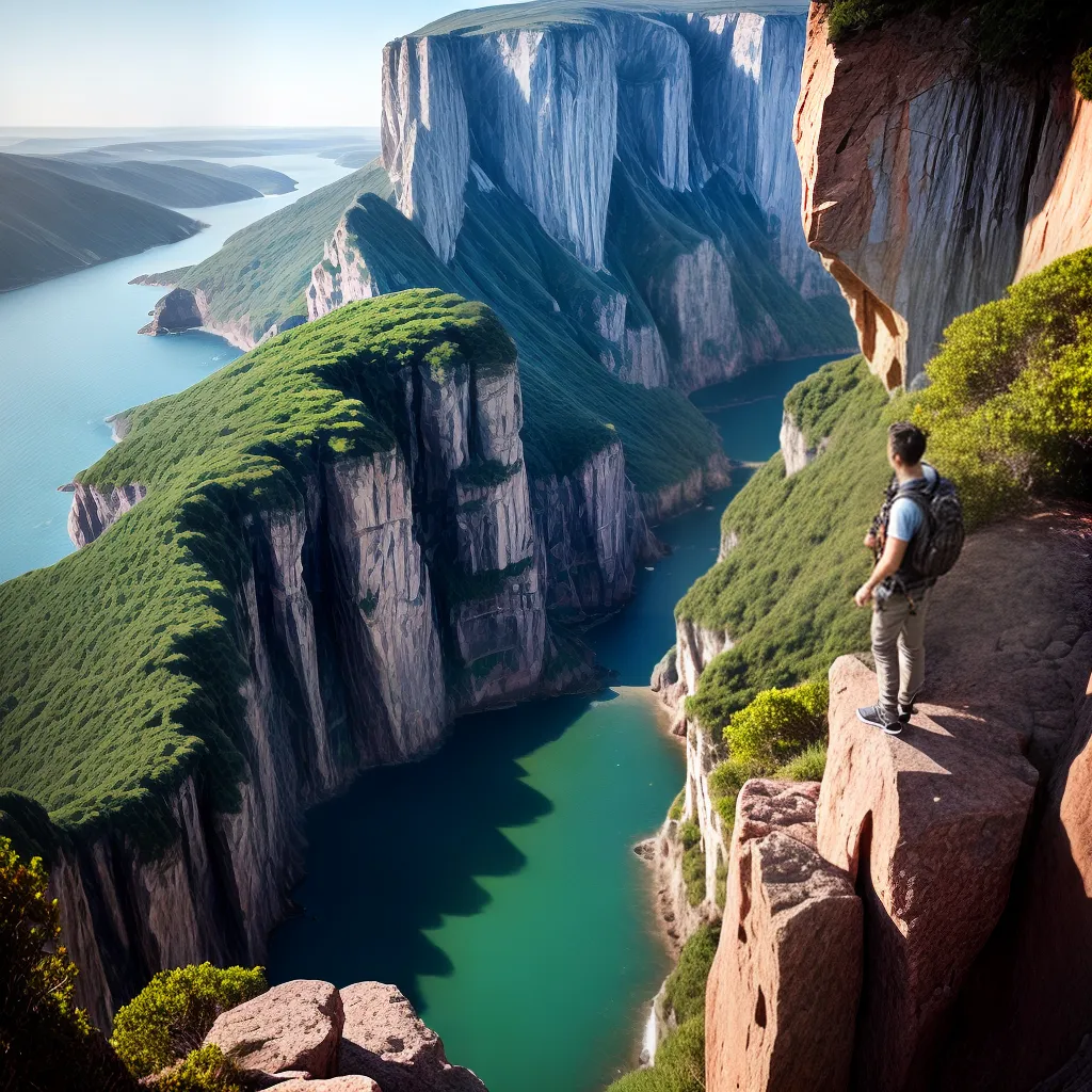 Fotos salto desenvolvimento paisagem vista