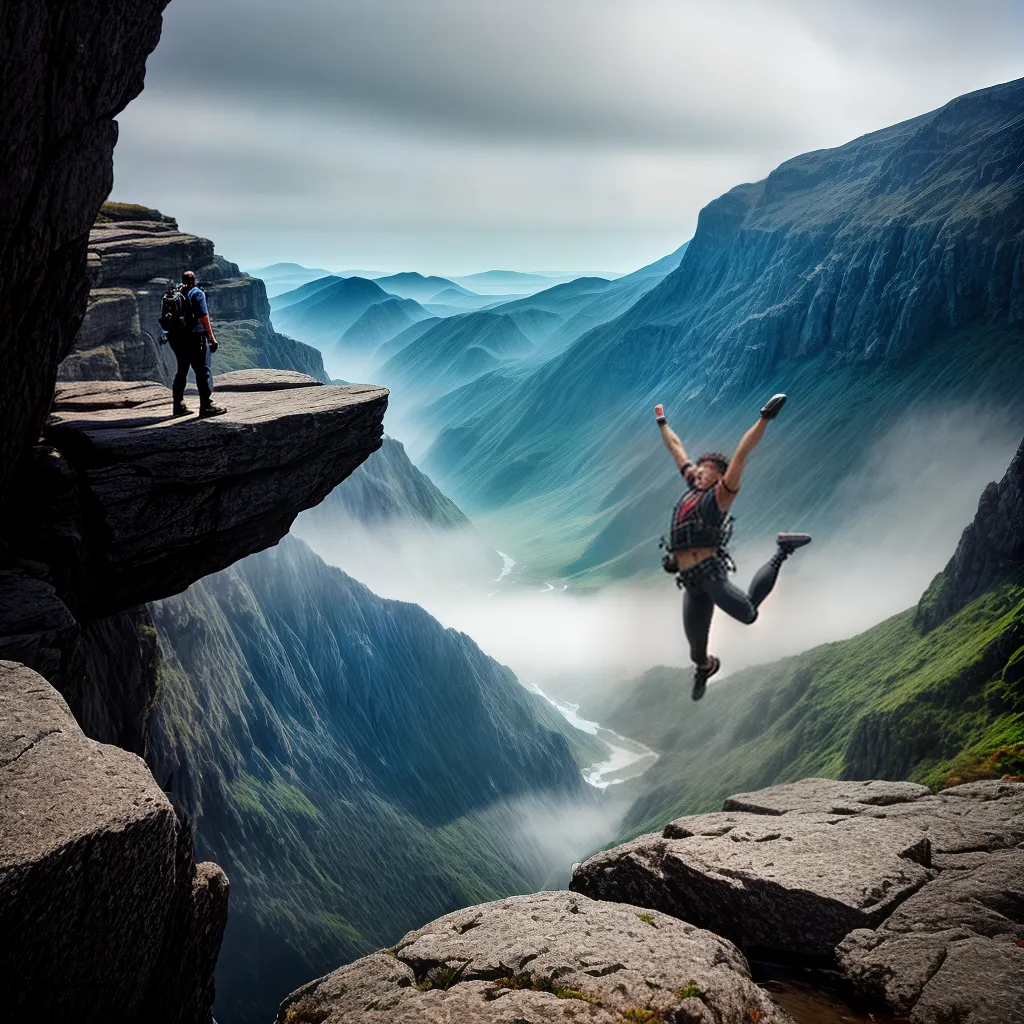 Fotos salto sonho queda livre cores