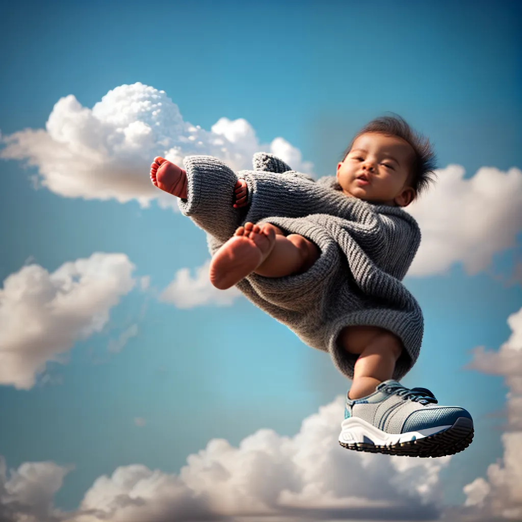 Calçados de bebê nos sonhos: significados simbólicos 4 Fotos sapatinho bebe nuvem pureza