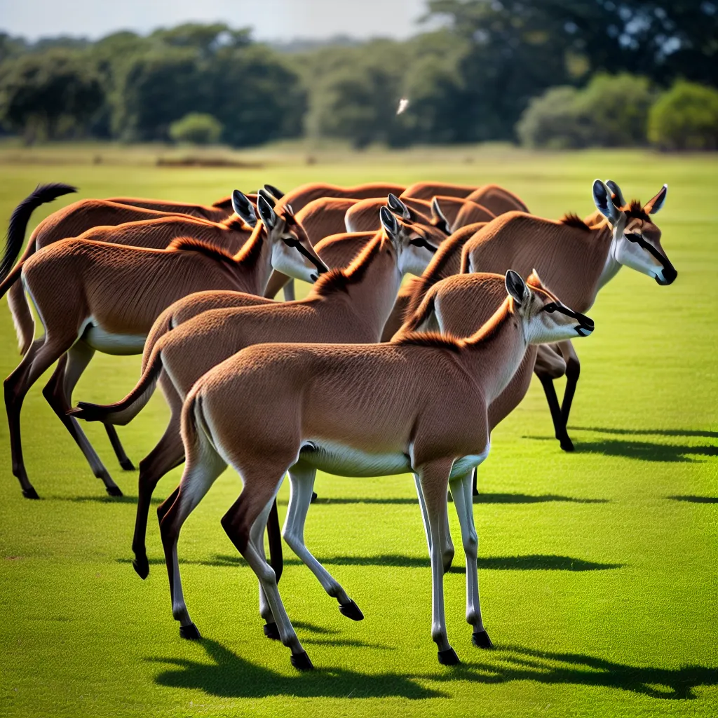 Depósito de Antílopes: Entenda o que Significa Sonhar com Gazelas 2 Fotos savana gazelas paisagem harmonia