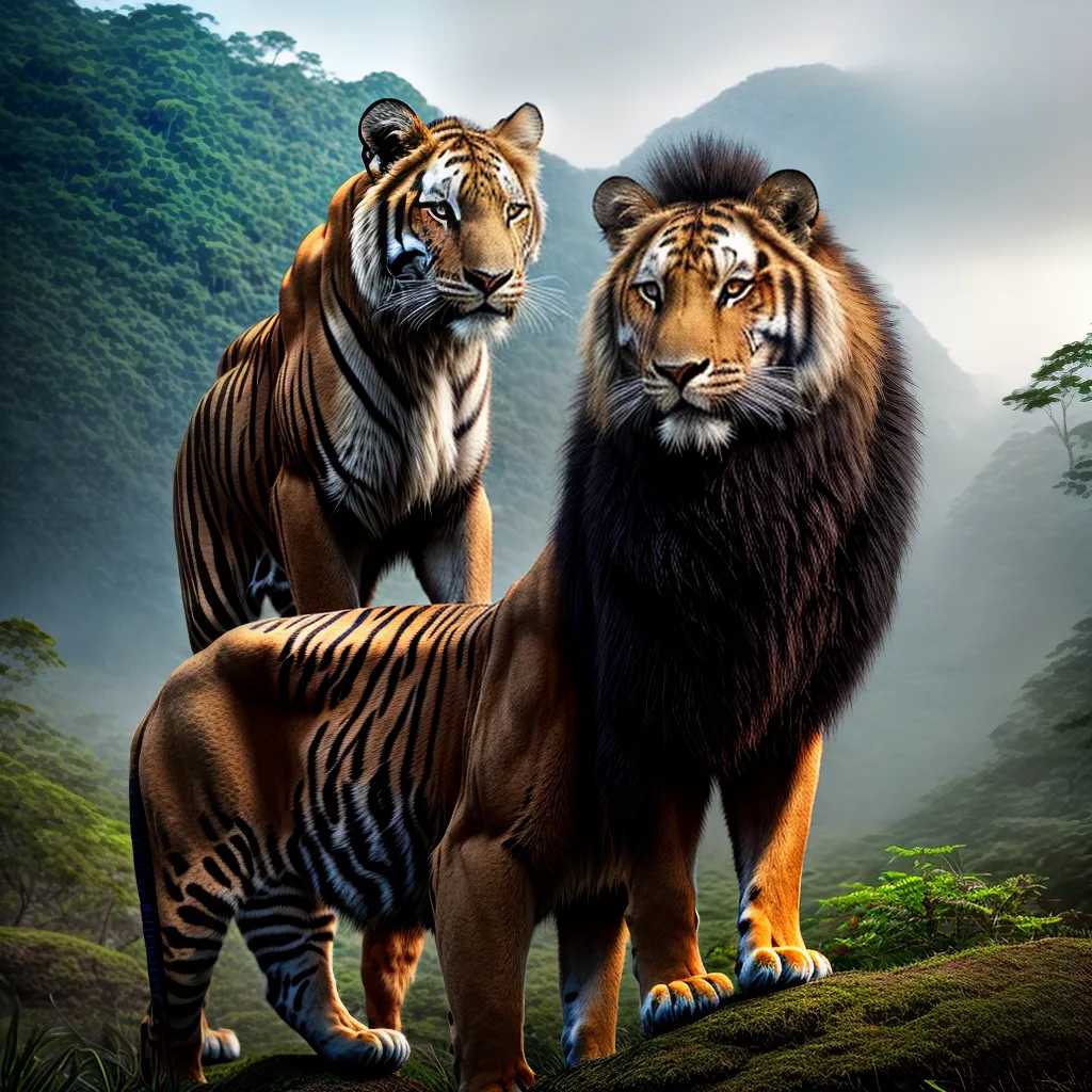 Fotos selva animais poderosos