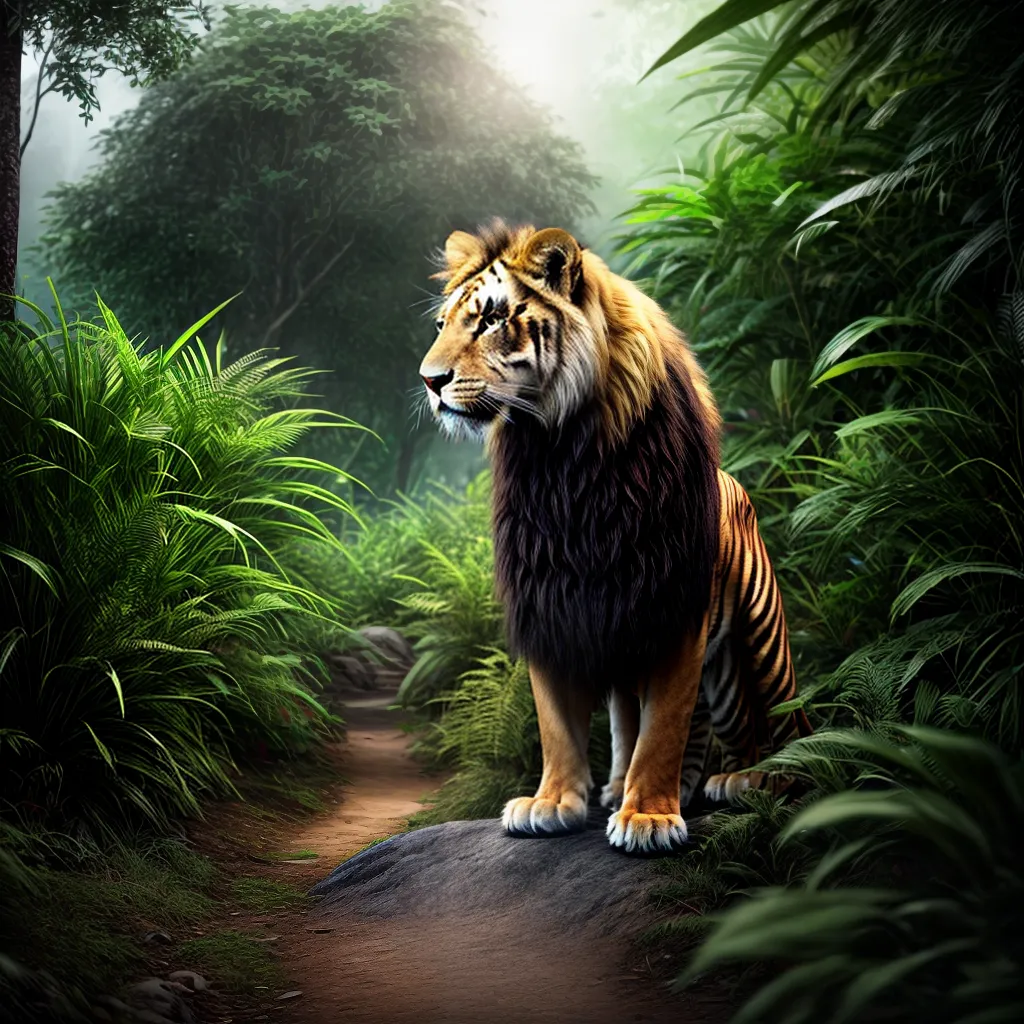 Fotos selva leao tigre perigo sonho