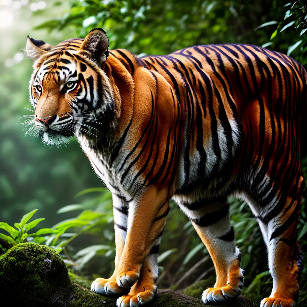 Fotos selva tigre encarando instintos