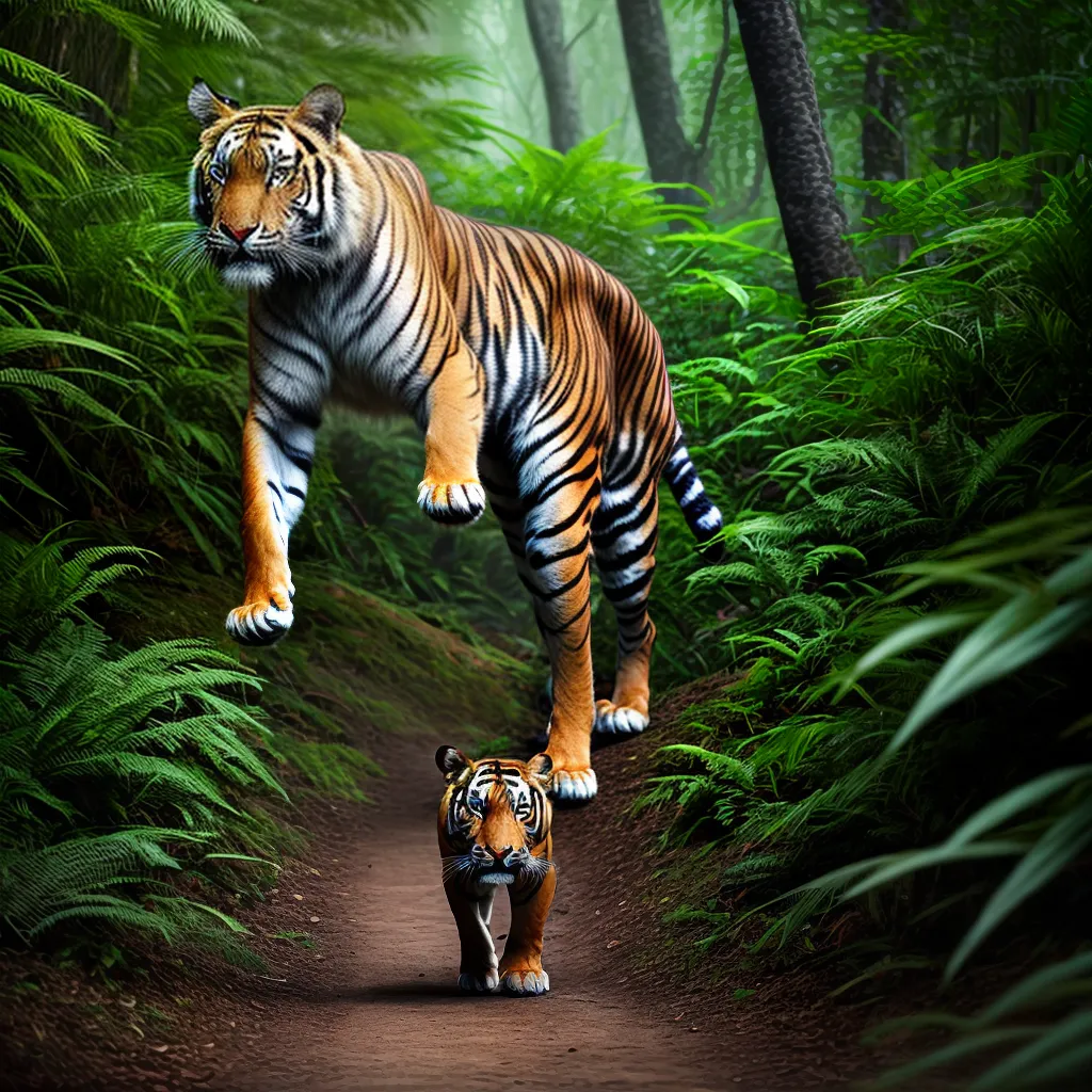 Fotos selva tigre poder instintos
