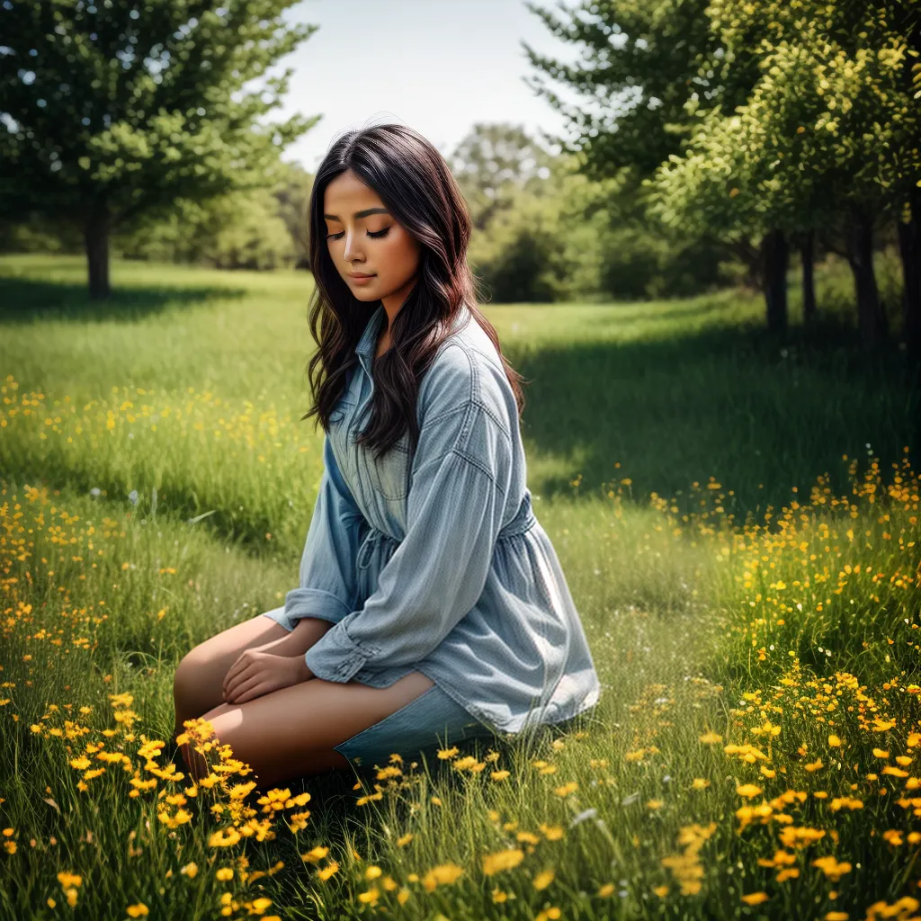 6. Super Sensível: Desvendando o Significado de Sonhar com Ser Muito Sensível 2 Fotos sensibilidade mulher campo flores