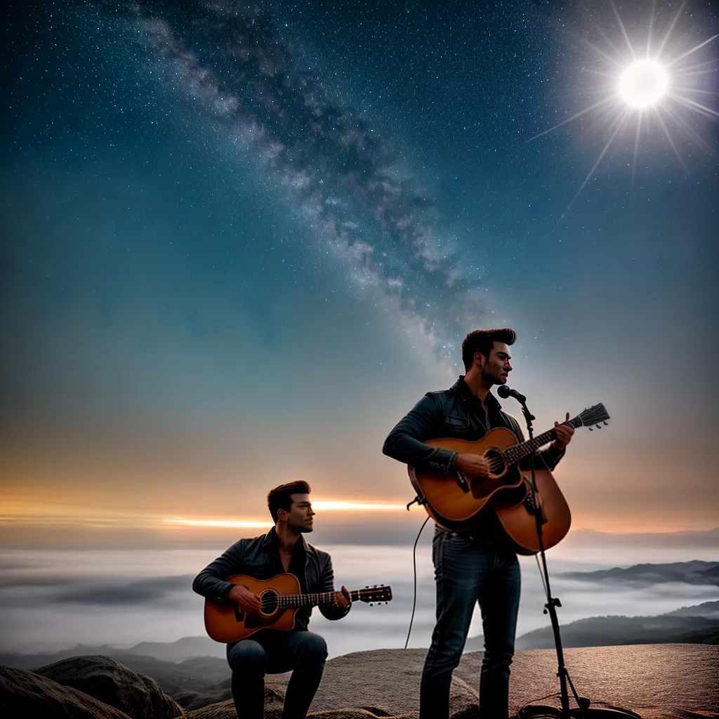 Descubra o Significado de Sonhar com Serenata Encantadora 2 Fotos serenata ceu noite amor guitarra