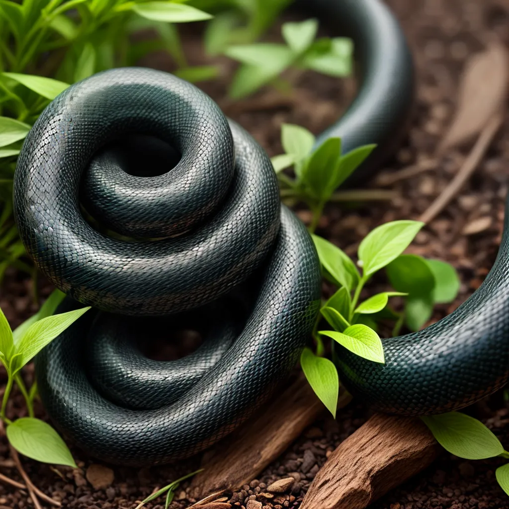 Fotos serpente escuridao separacao flores murchas