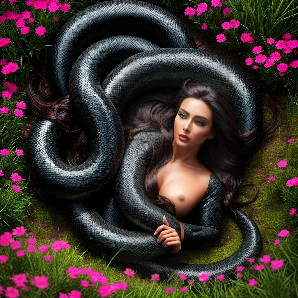 Fotos serpente flores sombrio desejos