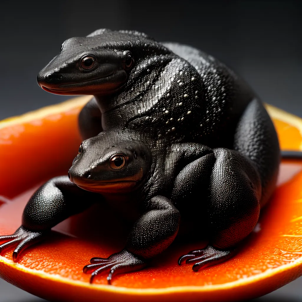 Silhueta de Salamandra: Significado dos Sonhos 4 Fotos simbolismo sonhos salamandra laranja