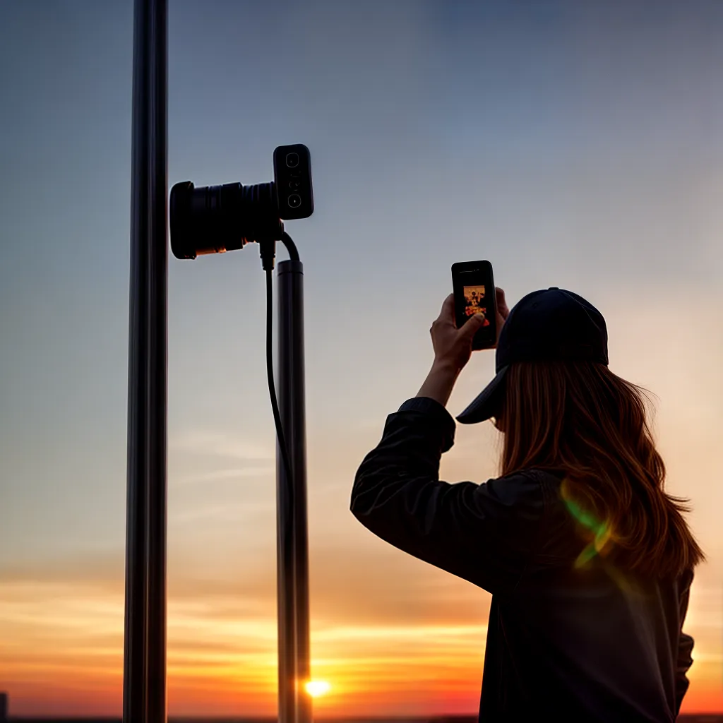 Fotos smartphone por do sol conexao sonhos