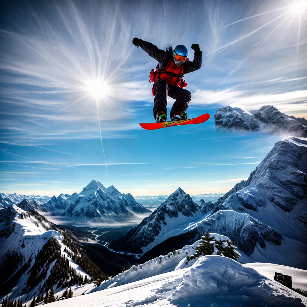 Significado dos Sonhos com Esportes Radicais 5 Fotos snowboard ar aventura montanha