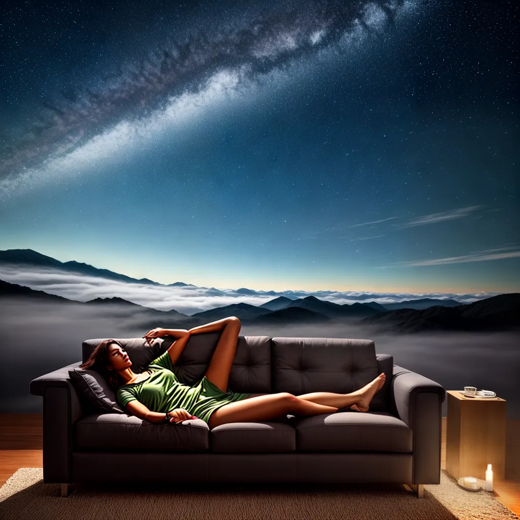 Sofá dos sonhos: a interpretação de sonhar com Sofá 5 Fotos sofa sonho nuvens estrelas 1
