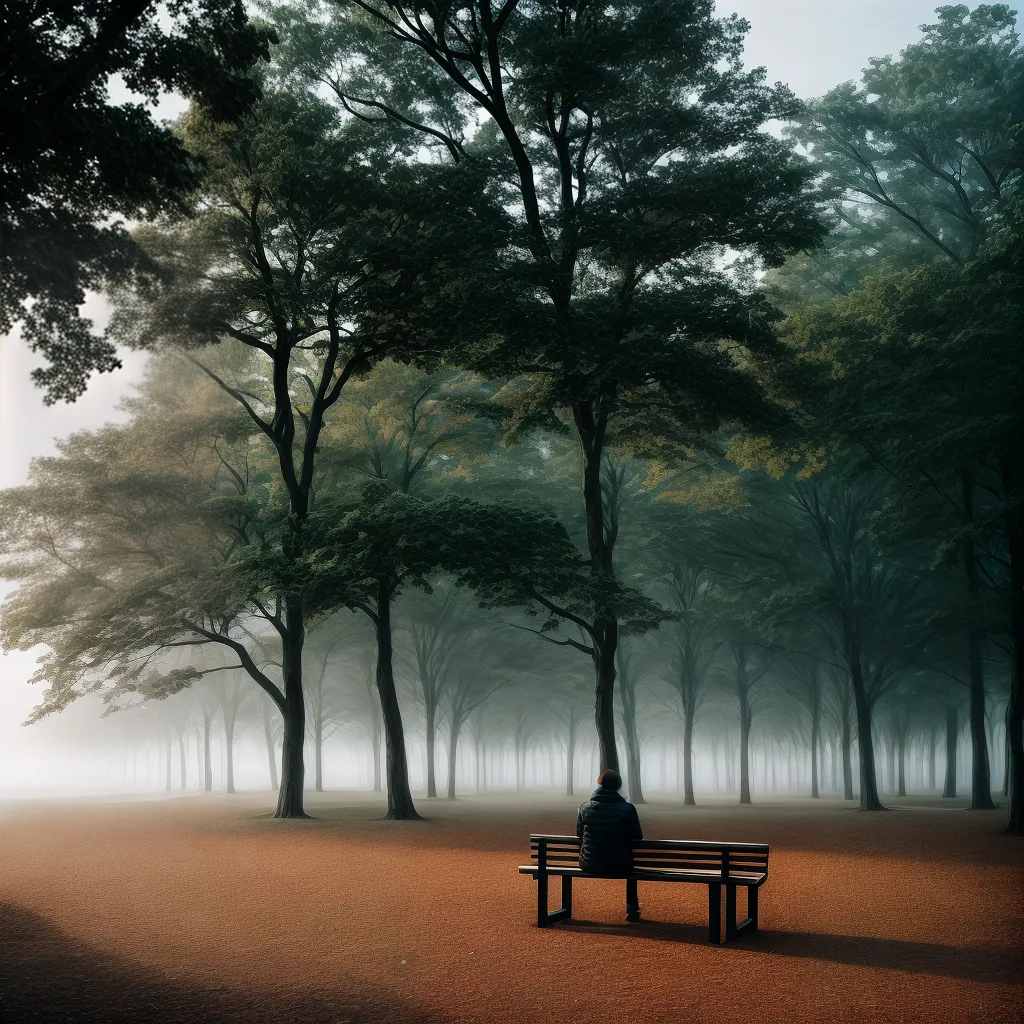 : Entenda o Significado de Sonhar com Tristeza Profunda e pertença ao tema Psicologia. 6 Fotos solidao banco parque sombrio