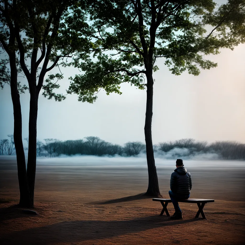 Descubra o Significado de Sonhar com Solidão e Isolamento. 4 Fotos solidao benches arvores cinza