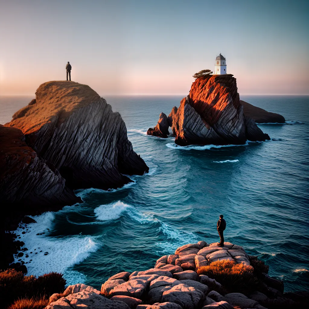 Flexibilidade e Resiliência: Descubra o Significado de Sonhar com Isolamento 3 Fotos solitario rocha mar por do sol