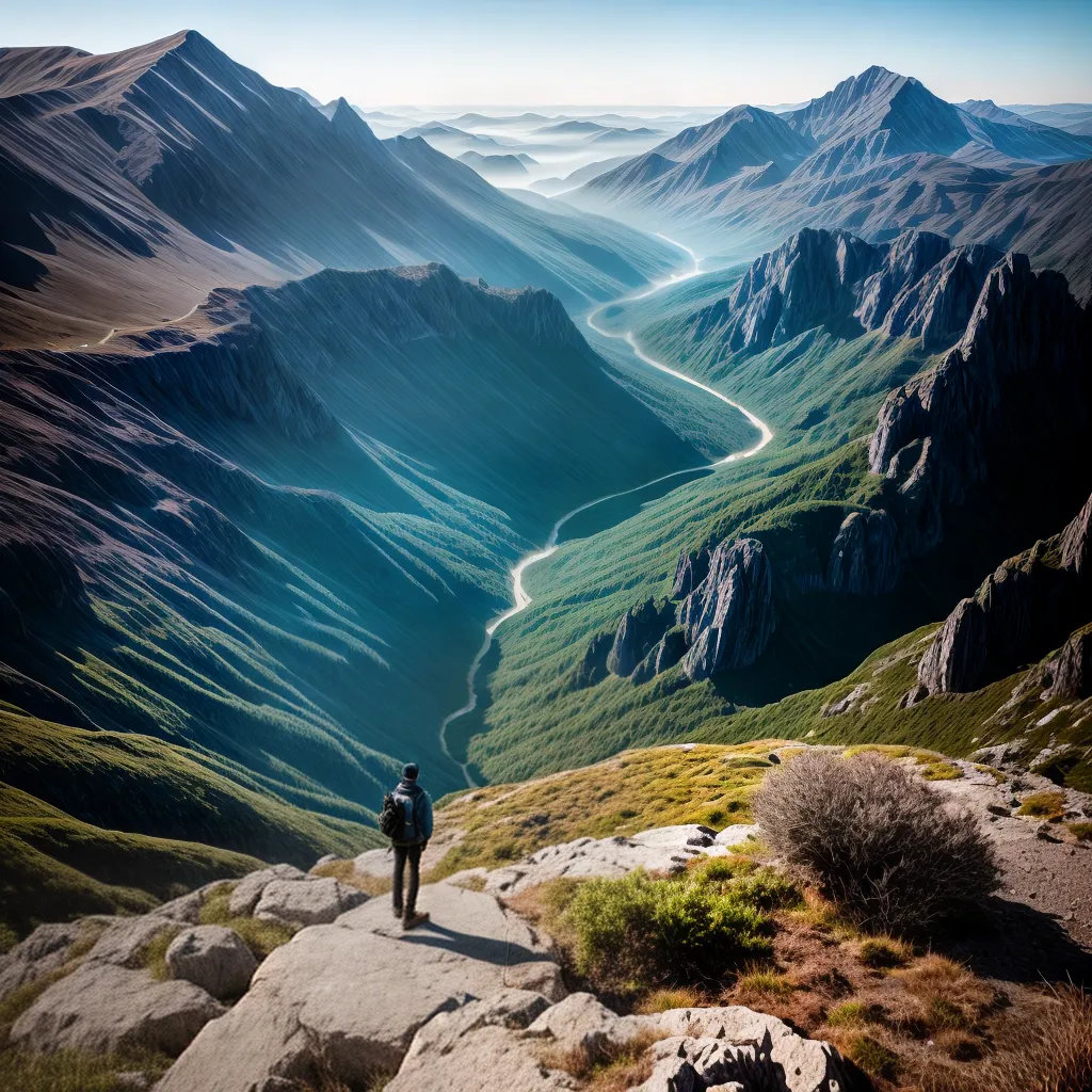 Significado dos Sonhos Isolados: Solidão ou Liberdade? 3 Fotos solitario topo montanha paisagem
