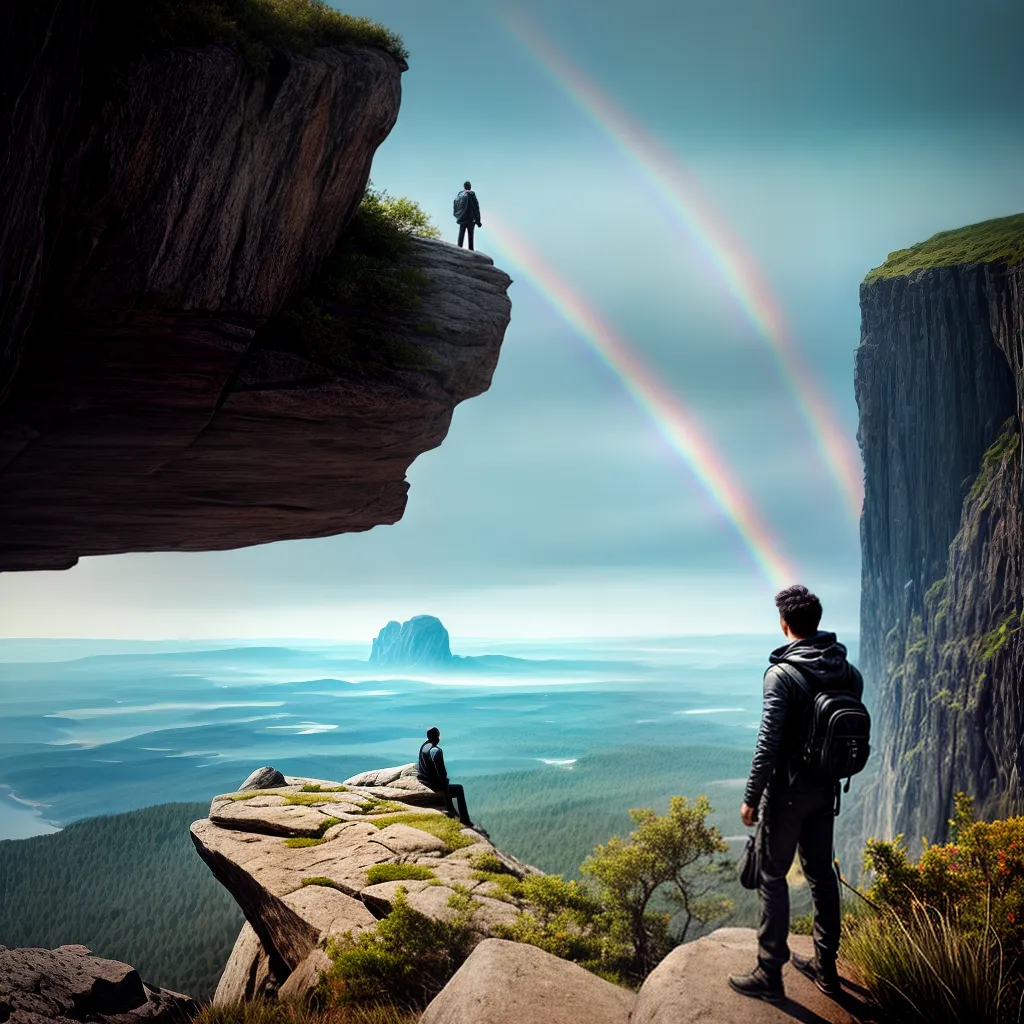 Fotos sonhador abismo criaturas arcoiris