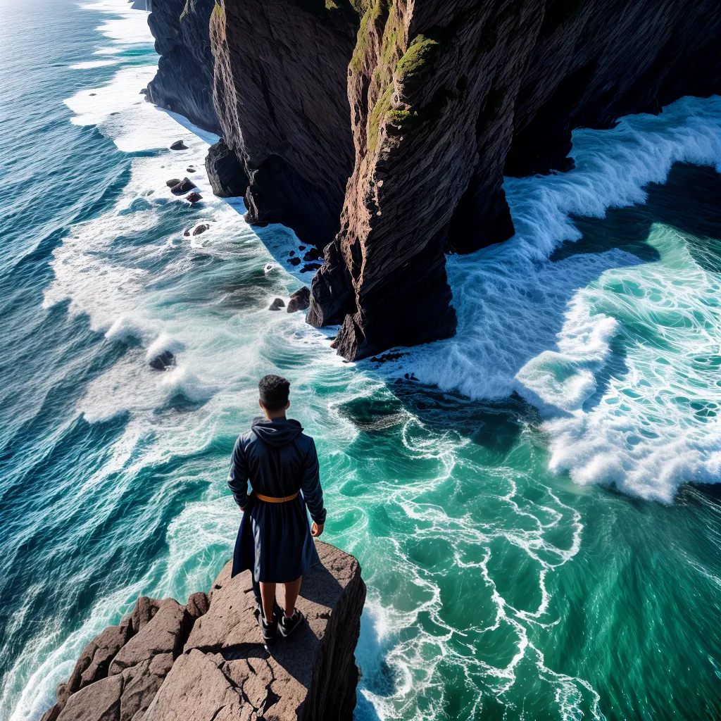 Fotos sonhador abismo ondas ceu