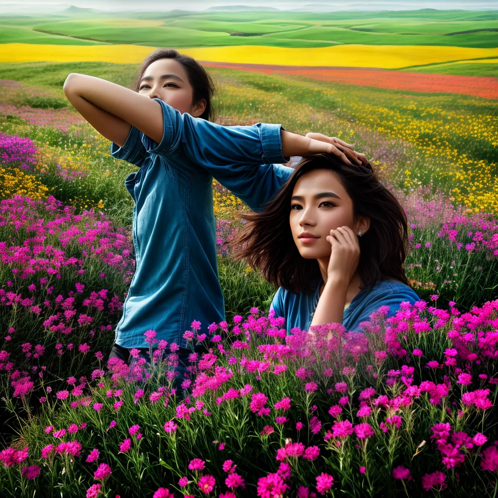 Abundância dos sonhos: os significados por trás das imagens. 3 Fotos sonhador campo flores ceu