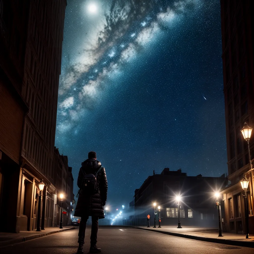 Desvendando o Significado de Sonhar com o Espaço Urbano e Extraterrestres 4 Fotos sonhador estrelas ufos cidade