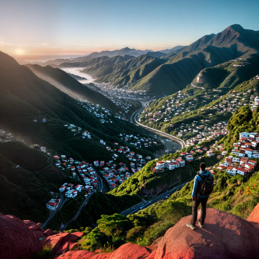 Fotos sonhador favela por do sol cidade