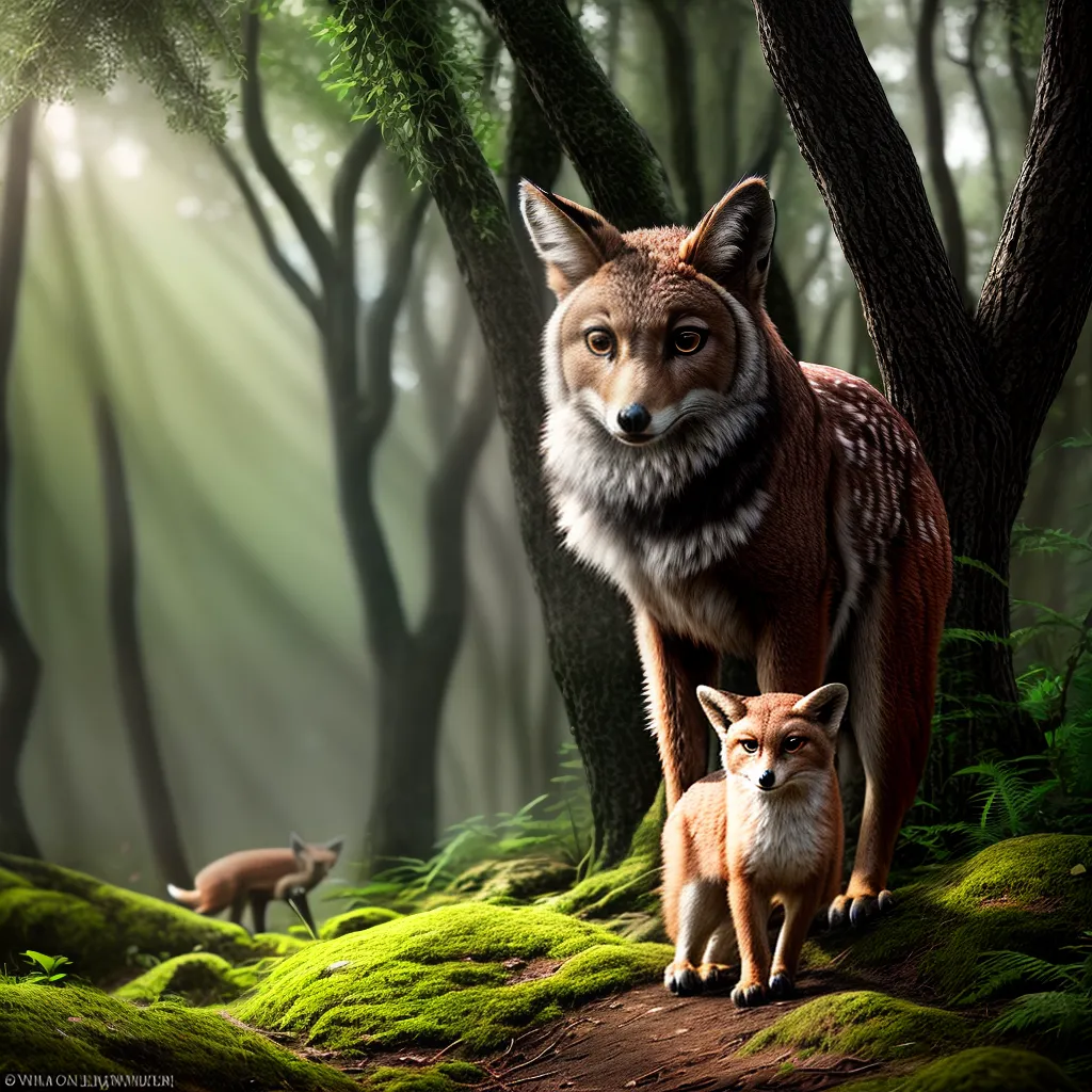 Fotos sonhador floresta animais sabedoria 4